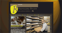 Desktop Screenshot of fromagerie-boujon.com