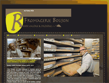 Tablet Screenshot of fromagerie-boujon.com